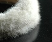 Vintage Mink Wedding HALO Veil Winter Wedding Ceremony Church Velvet