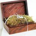 Wood Celtic Cross Carved Jewelry Box Ring Bearer Alternative Pillow Irish Catholic Weddings
