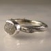 Rough Diamond Twig Ring in Sterling