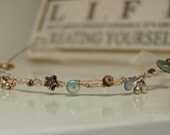 Buttonhole Stitch Choker with Organza Ribbon