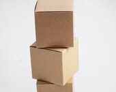 Kraft Gift Box Assortment  Lot of 30