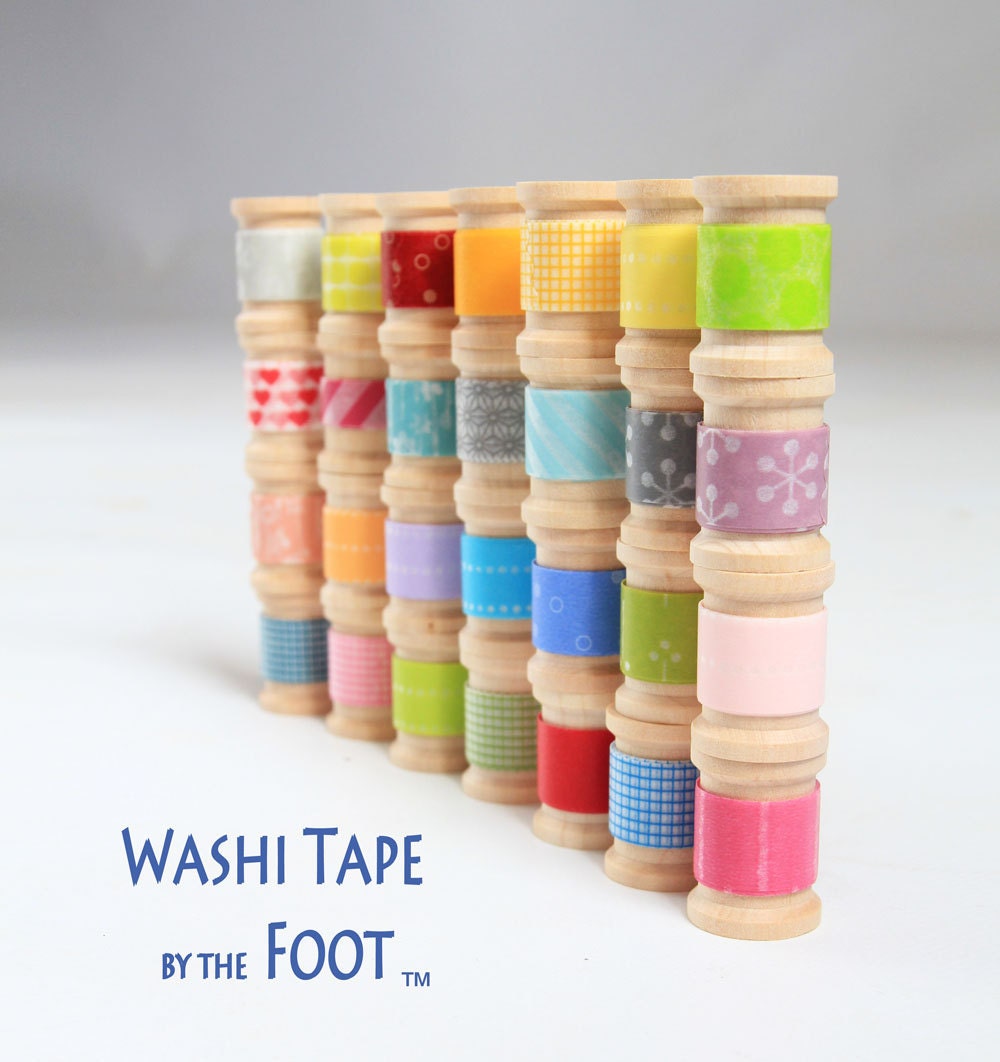 Choose Your Colors Japanese Washi Tape 10ft  get up to 5 Rolls-  NEW PATTERNS check photo 2 and 3 for full list