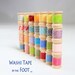 Choose Your Colors Japanese Washi Tape 10ft get up to 5 Rolls- NEW PATTERNS check photo 2 and 3 for full list
