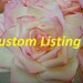 Custom Listing for Paige Carter