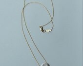 opaque skull & star necklace