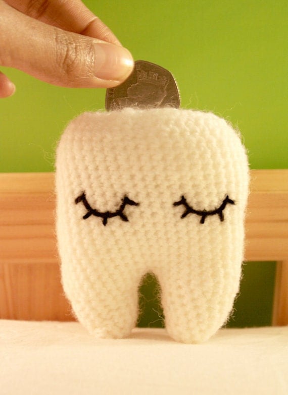 Sweet Tooth: Lashes - Handmade Tooth Fairy Pillow