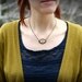 Made to Order Initial Necklace, hand embroidered initial necklace, letter, bridesmaid gift, mothers day