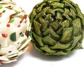 green keepsake ornament , Christmas ornament