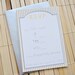 Augusta Wedding Invitation Suite yellow, grey silver white