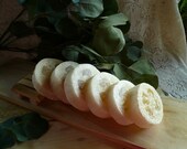 Loofah Sponge Soap, gently scented with eucalyptus essential oil