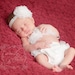 COMPLETE Set - Ruffle Bikini Top, Ruffle Diaper Cover with ruffles on the BACK and Matching Ruffle Headband - choose your color