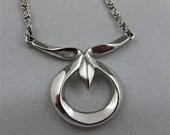 Silver Trifari Necklace Vintage