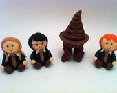 Sorting Hat Fondant Cake Topper,  Harry Potter Cake Decoration