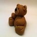 Fondant Teddy Bear Cake Topper Beautiful Cake Decoration Great cake idea for Christening and baby's first birthday