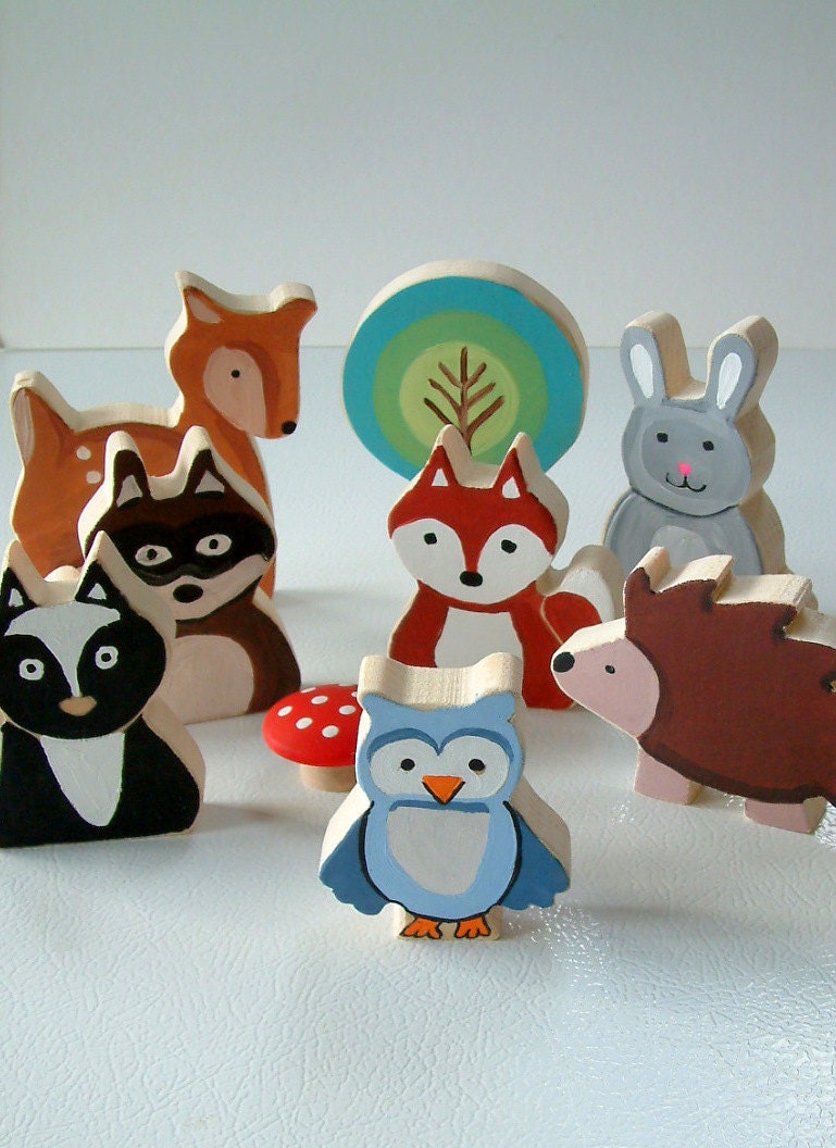 Woodland Animal Of Your Choice - Wooden Toy