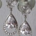 Stunning Rhinestone Chandelier Earrings, Swarovski Crystal Bridal Earrings, Rhinestone Earrings, Vintage Style - ANASTASIA