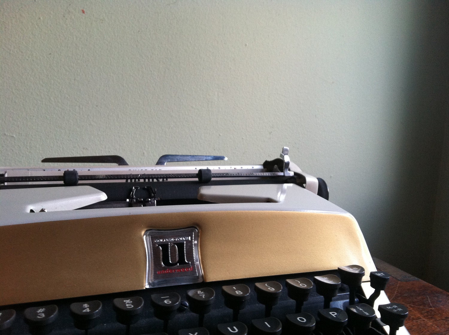 Underwood Golden Touch Typewriter with Case