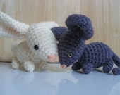 Amigurumi Crochet Bunny and Mouse Pattern