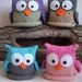 NEW Item , Adorable Owl Hat, Great in a Twin or a Sibling Set, Any Custom Color Combo Available, All Sizes NB- Adult, Fluff and Fuzz Inspired,Great Photo Prop