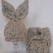 Listing for Leah 0-3 months Baby Bunny Hat, Newborn Photo Prop Set, Infant Hat,Diaper Cover - CARROT included, U Choose Color