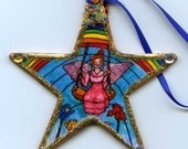 Pinkalicious Rainbow Goddess Ornament Greek Messenger