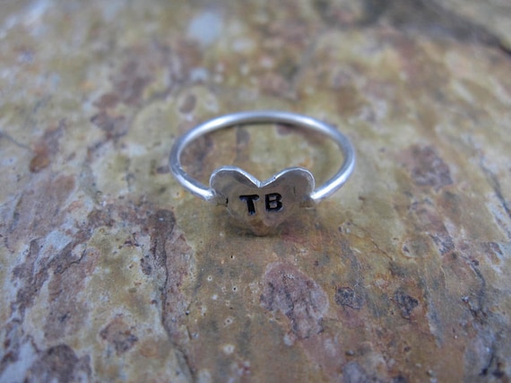 Personalized Heart Ring