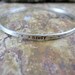 Personalized Bangle Bracelet