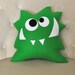 Nom Nom Monster Plush Pillow -NEW BEDBUGGS DESIGN- Monster Pillow