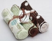 Bur-P Burp Cloth Set - MINT CHOCOLATE CHIP