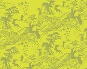 Tula Pink - PRINCE CHARMING - Turtle Bay in Olive - 1/2 yard