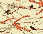 Joel Dewberry - Aviary 2 - Sparrows in Bark - 1 yard