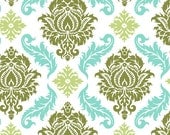 Joel Dewberry - Aviary 2 - Damask in Dill - 1 yard