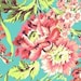 Amy Butler - LOVE - Bliss Bouquet in Teal - 1/2 yard