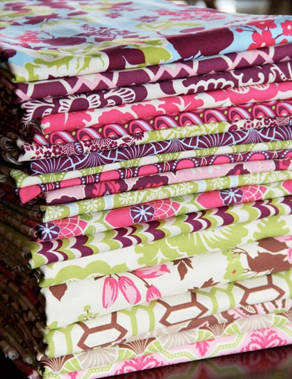 Joel Dewberry - Heirloom - Rose Bouquet in Sky - Fat Quarter FQ