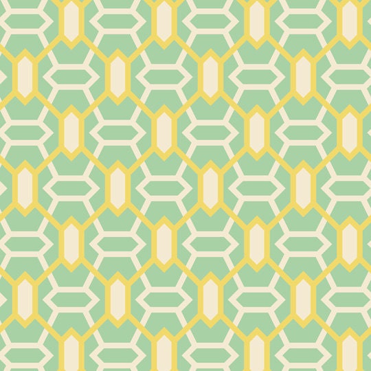 Joel Dewberry - Heirloom - Marquis in Jade - 1/2 yard