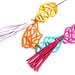 Geometric Necklace Chunky Leather Links