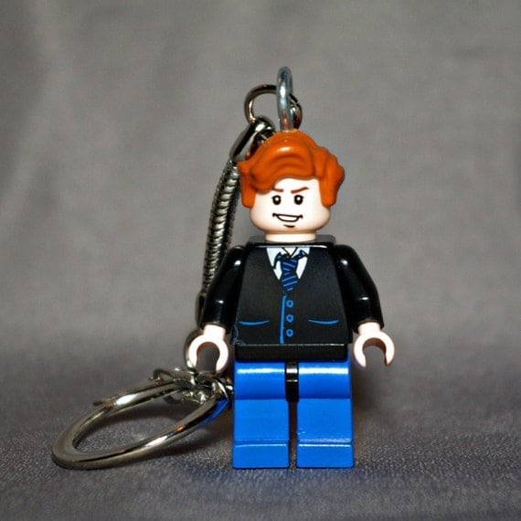Conan O'Brien LEGO key chain