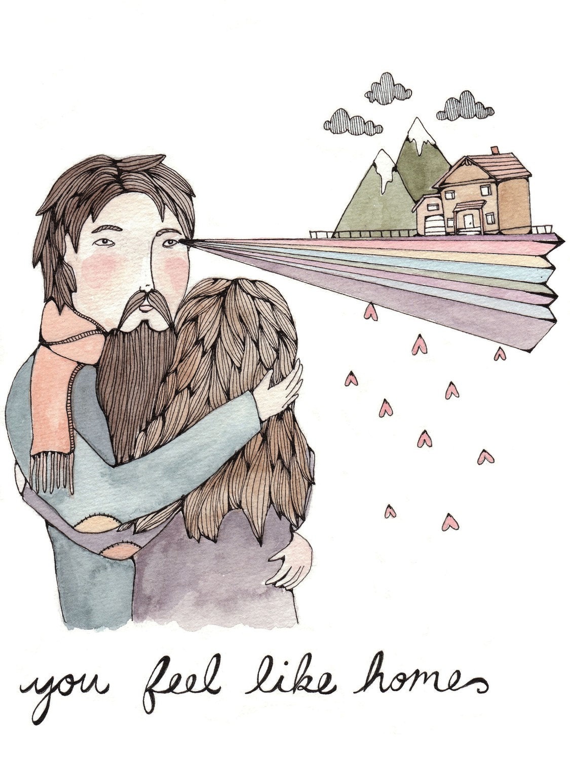 You Feel Like Home Card