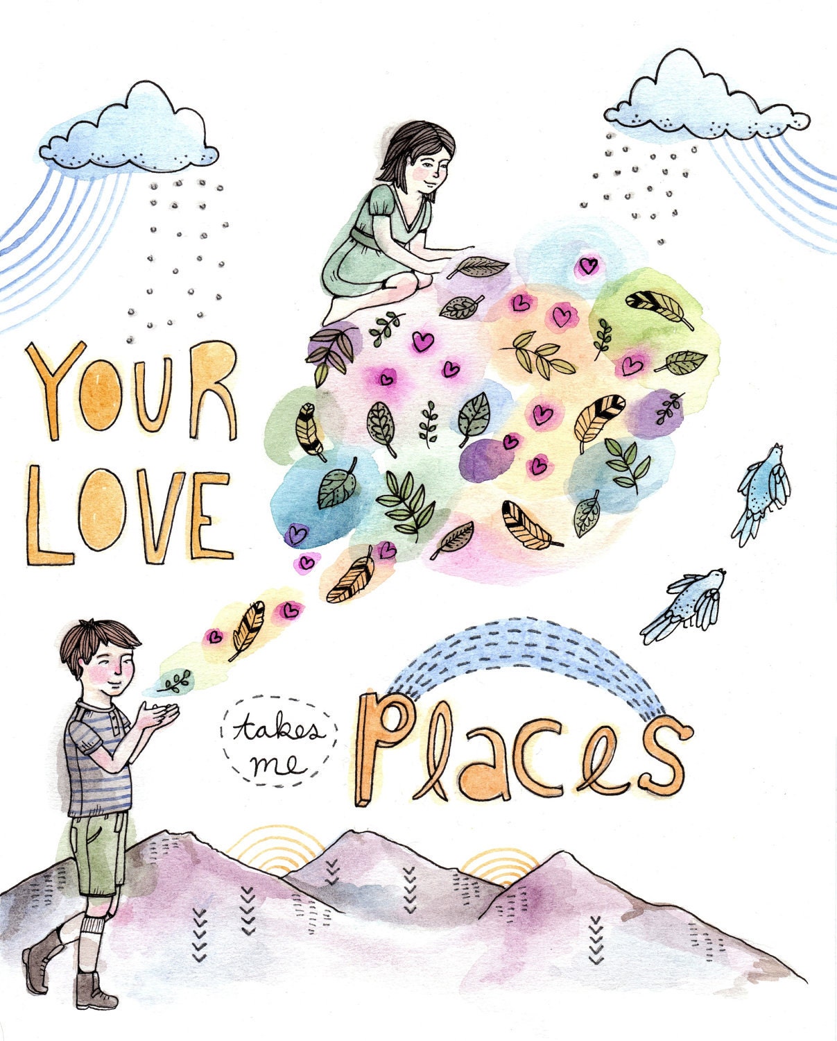 Your Love Greeting Card
