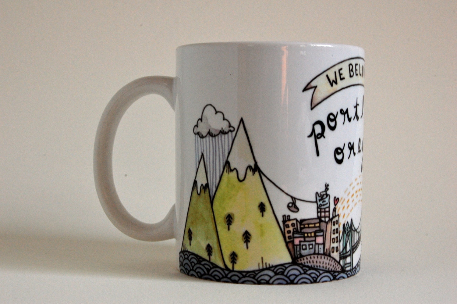 We Belong in Portland Mug