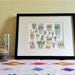 Potted Succulents 8.5x11" Print