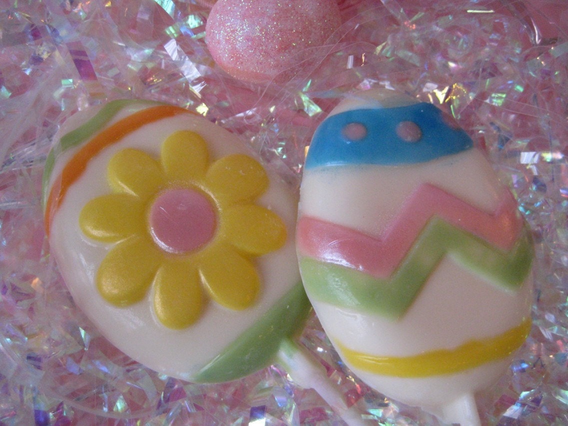 24-White Chocolate Easter Egg Lollipops