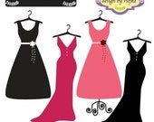 Beautiful Dress Clipart