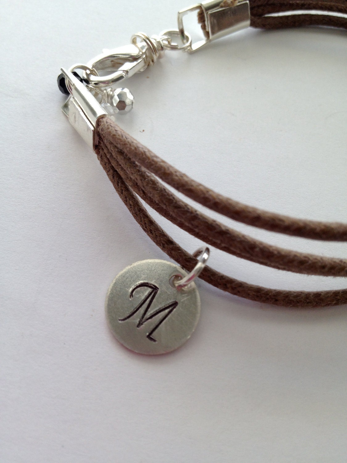 Brown Cotton Cord Bracelet