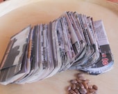 Seed Storage Pouch - 25 Pack - NO LABEL - recycled newspaper