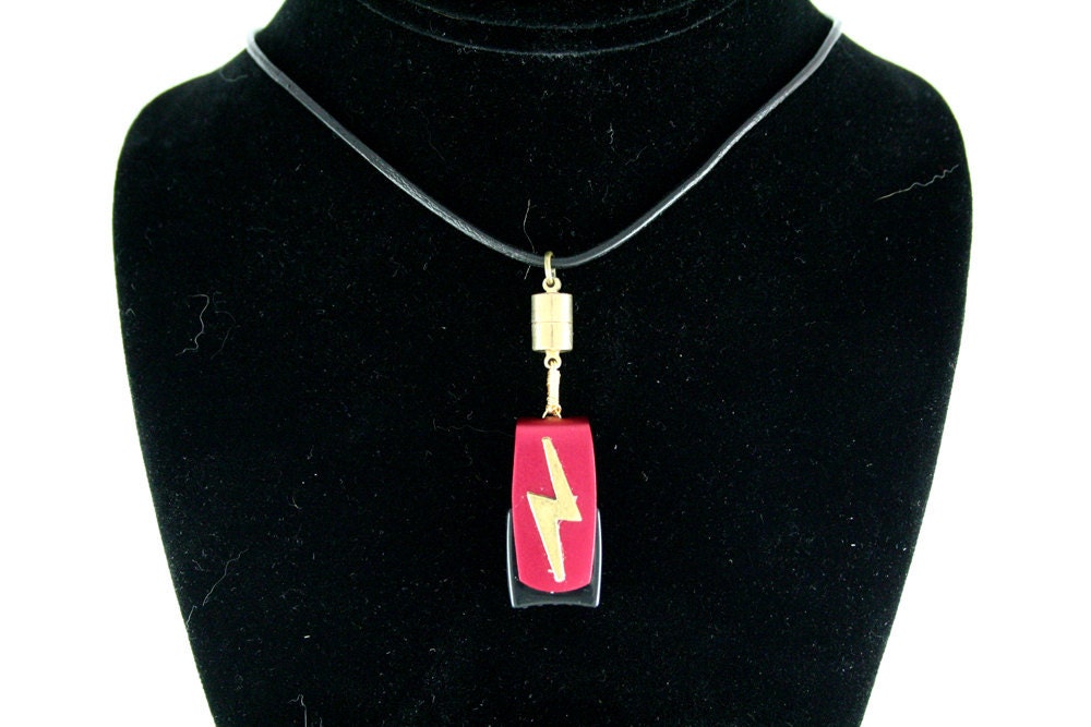 Bolt of Lightning Flash Drive Pendant