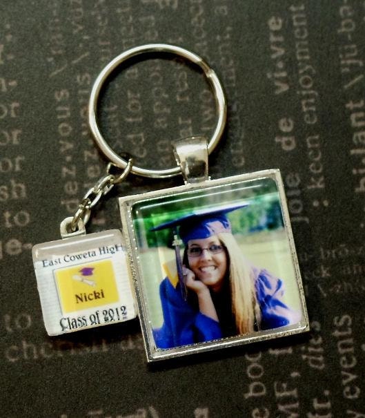 Gifts Under 10.00 Custom Photo Jewelry Pendant Keychain for Him or Her