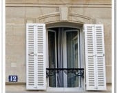 5x5 fine art photograph /// window number twelve /// paris photo by lesley sico