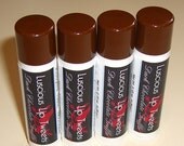Dark Chocolate Truffle Luscious Lip Tweets - Glossy Vegan Lip Balm