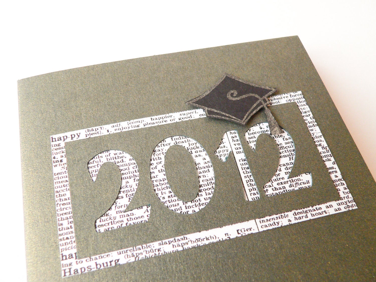 Handmade Graduation Card for the happy 2012 graduate